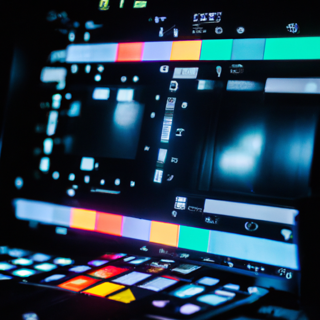 Postproductor frente a monitor calibrado aplicando retoque y color